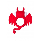Красное эрекционное кольцо на пенис JOS COCKY DEVIL - JOS - в Балаково купить с доставкой