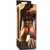 Коричневый мастубратор-вагина Nicole s Kitty - Blush Novelties - в Балаково купить с доставкой