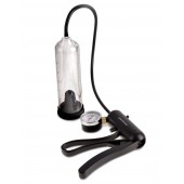 Вакуумная мужская помпа с датчиком давления Pro-Gauge Power Pump - Pipedream - в Балаково купить с доставкой