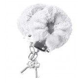 Наручники с белой меховой опушкой - ToyFa - купить с доставкой в Балаково