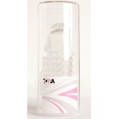 Гелевая прозрачная насадка с 2 отростками - 13 см. - Toyfa Basic - в Балаково купить с доставкой