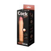 Телесная насадка-удлинитель из неоскин - 19,5 см. - LOVETOY (А-Полимер) - в Балаково купить с доставкой