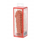 Телесная насадка на фаллос с бугорками KOKOS Extreme Sleeve 10 - 15,8 см. - KOKOS - в Балаково купить с доставкой