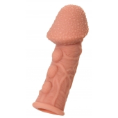 Насадка на фаллос с пузыриками, венками и ребристостью KOKOS Extreme Sleeve 09 - 12,7 см. - KOKOS - в Балаково купить с доставкой