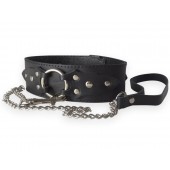 Широкий кожаный ошейник в готическом стиле - Sitabella - купить с доставкой в Балаково