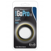 Черно-желтое силиконовое эрекционное кольцо Silicone Go Pro Cock Ring - Blush Novelties - в Балаково купить с доставкой