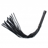 Черная длинная плеть с шипами - 55 см. - БДСМ Арсенал - купить с доставкой в Балаково