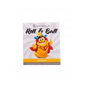 Стимулирующий презерватив-насадка Roll   Ball Banana - Sitabella - купить с доставкой в Балаково