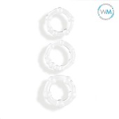 Набор из 3 прозрачных эрекционных колечек - Erowoman-Eroman - в Балаково купить с доставкой