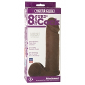 Насадка-реалистик Vac-U-Lock 8  ULTRASKYN Cock - 20,6 см. - Doc Johnson - купить с доставкой в Балаково