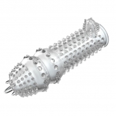 Закрытая прозрачная насадка Crystal sleeve - 14,2 см. - Erowoman-Eroman - в Балаково купить с доставкой