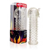 Закрытая прозрачная насадка на пенис Crystal Sleeve Faraon - 13,5 см. - Erowoman-Eroman - в Балаково купить с доставкой