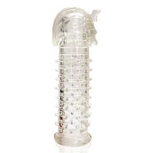 Закрытая прозрачная насадка на пенис Crystal Sleeve Faraon - 13,5 см. - Erowoman-Eroman - в Балаково купить с доставкой