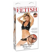 Черный податливый страпон Posable Partner Strap-On - 17,8 см. - Pipedream - купить с доставкой в Балаково