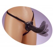 Черный податливый страпон Posable Partner Strap-On - 17,8 см. - Pipedream - купить с доставкой в Балаково