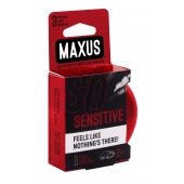 Ультратонкие презервативы в железном кейсе MAXUS Sensitive - 3 шт. - Maxus - купить с доставкой в Балаково