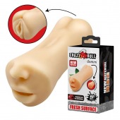 Двусторонний мастурбатор Gemini - ротик и вагина - Baile - в Балаково купить с доставкой