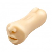 Двусторонний мастурбатор Gemini - ротик и вагина - Baile - в Балаково купить с доставкой