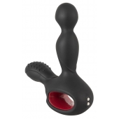 Черный вибромассажер простаты с нагревом и ротацией Prostate Plug - 14,5 см. - Orion - в Балаково купить с доставкой