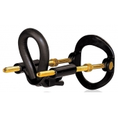 Черный экстендер-растяжитель пениса - Sex Expert - в Балаково купить с доставкой