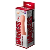 Телесная насадка на Harness с коннектором RED LINE - 13 см. - LOVETOY (А-Полимер) - купить с доставкой в Балаково