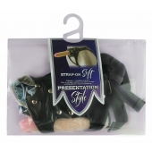 Черный пояс-трусики с двумя насадками Soft-Dolli - 16,5 и 10,5 см. - LOVETOY (А-Полимер) - купить с доставкой в Балаково