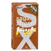 Презервативы Sagami Xtreme FEEL UP с точечной текстурой и линиями прилегания - 10 шт. - Sagami - купить с доставкой в Балаково