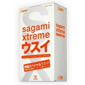 Ультратонкие презервативы Sagami Xtreme SUPERTHIN - 15 шт. - Sagami - купить с доставкой в Балаково