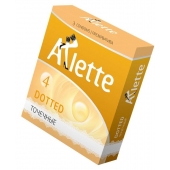 Презервативы Arlette Dotted с точечной текстурой - 3 шт. - Arlette - купить с доставкой в Балаково