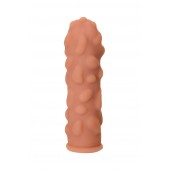 Телесная реалистичная насадка KOKOS Extreme Sleeve 11 с дополнительной стимуляцией - 12,7 см. - KOKOS - в Балаково купить с доставкой