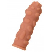 Телесная реалистичная насадка KOKOS Extreme Sleeve 11 с дополнительной стимуляцией - 12,7 см. - KOKOS - в Балаково купить с доставкой