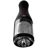 Прозрачный мастурбатор-ротатор с голосовым сопровождением Talk Dirty Rotobator - Pipedream - в Балаково купить с доставкой