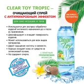 Очищающий спрей для игрушек CLEAR TOY Tropic - 100 мл. - Биоритм - купить с доставкой в Балаково