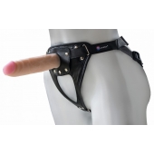 Универсальный мягкий пояс с насадкой Hard brutal BDSM-КОНСУЛ - 17 см. - LOVETOY (А-Полимер) - купить с доставкой в Балаково