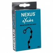 Черная анальная цепочка NEXUS Excite М - 28 см. - Nexus Range