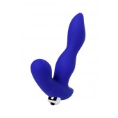 Синий силиконовый вибростимулятор простаты Stroman - 14,5 см. - ToyFa - в Балаково купить с доставкой