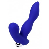 Синий силиконовый вибростимулятор простаты Stroman - 14,5 см. - ToyFa - в Балаково купить с доставкой