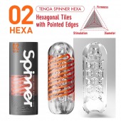 Мастурбатор SPINNER Hexa - Tenga - в Балаково купить с доставкой