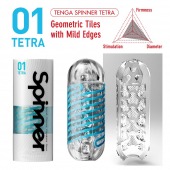 Мастурбатор SPINNER Tetra - Tenga - в Балаково купить с доставкой