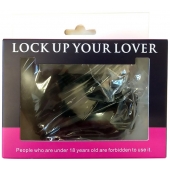 Черные меховые наручники Love с ключиками - Baile - купить с доставкой в Балаково