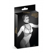 Черная упряжь на грудь Julia - Bijoux Pour Toi - купить с доставкой в Балаково