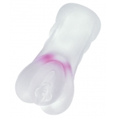 Прозрачный реалистичный мастурбатор Juicy Pussy Crystal Rose - ToyFa - в Балаково купить с доставкой