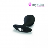 Черная пробка Mystim Rocking Vibe S с возможностью подключения к электростимулятору - 9,7 см. - MyStim - купить с доставкой в Балаково
