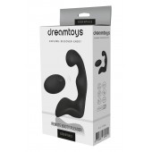Черный вибромассажер простаты REMOTE BOOTY PLEASER - Dream Toys - в Балаково купить с доставкой