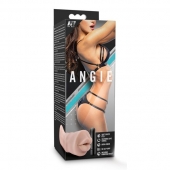 Телесный мастурбатор-ротик Angie - Blush Novelties - в Балаково купить с доставкой