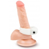 Белое кольцо на член с вибрацией - Brazzers - в Балаково купить с доставкой