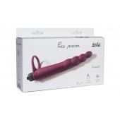 Бордовая вибронасадка для двойного проникновения Bramble - 16,5 см. - Lola Games - купить с доставкой в Балаково