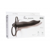 Черная вибронасадка для двойного проникновения Flirtini - 15,9 см. - Lola Games - купить с доставкой в Балаково