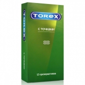 Текстурированные презервативы Torex  С точками  - 12 шт. - Torex - купить с доставкой в Балаково