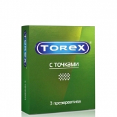 Текстурированные презервативы Torex  С точками  - 3 шт. - Torex - купить с доставкой в Балаково